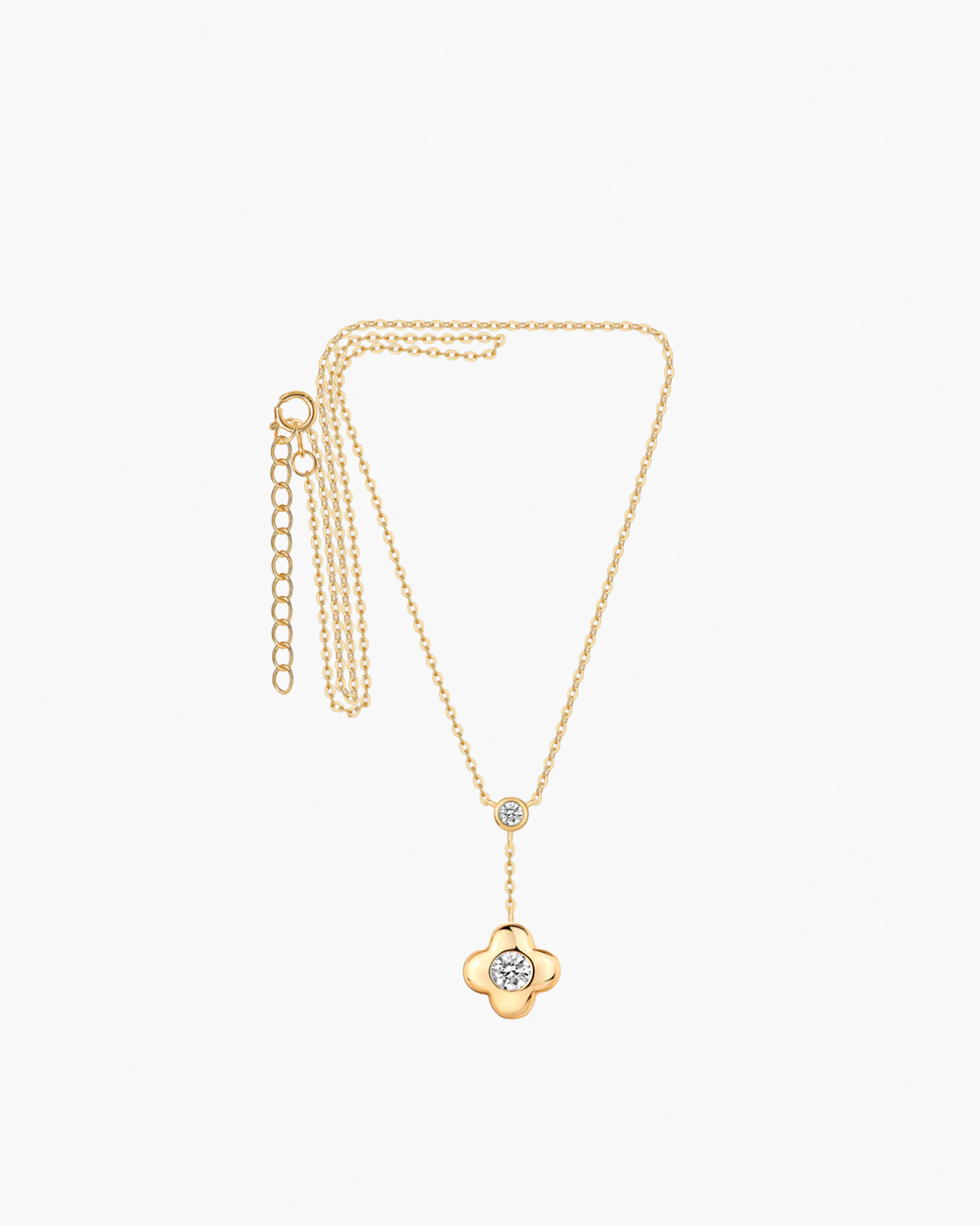 CLOVER DROPLET NECKLACE