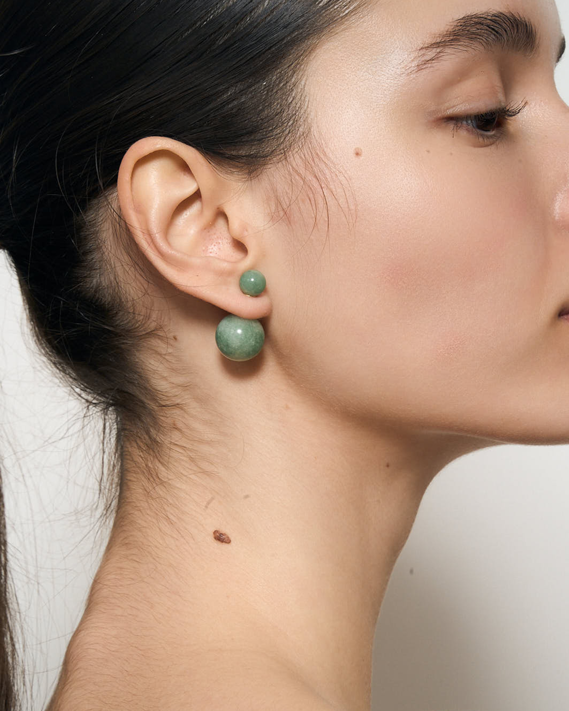 DUO JADE EARRINGS
