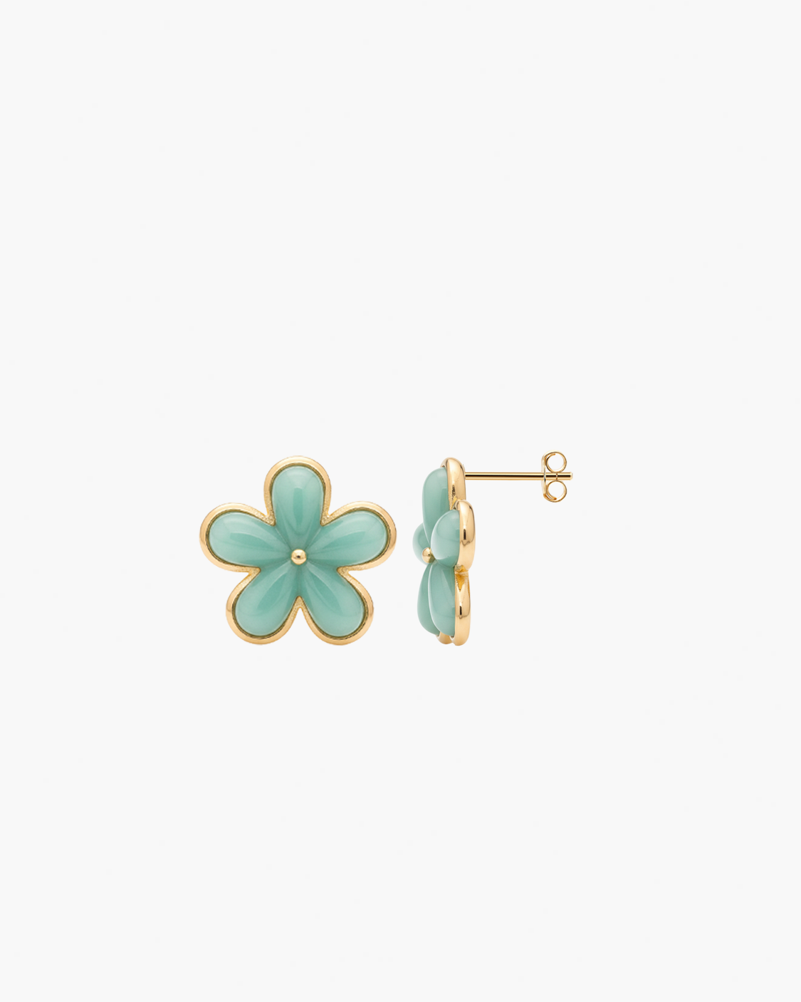 FLEUR DE JADE EARRINGS