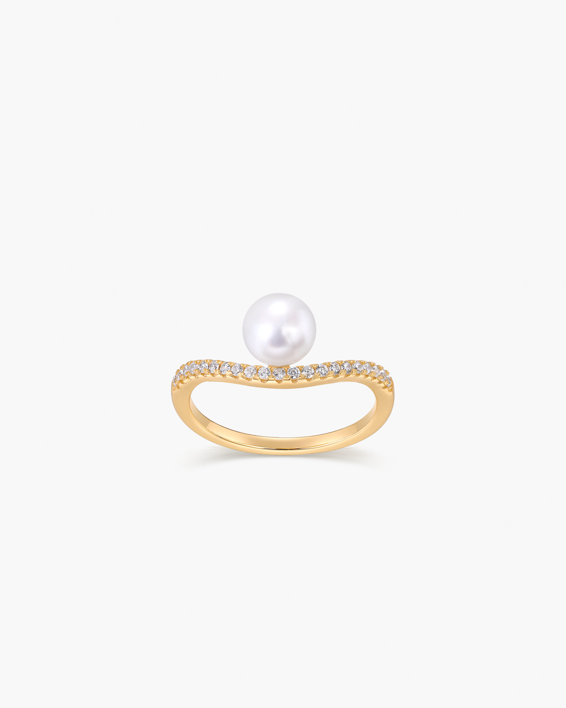 THE PEARL PAVÉ RING
